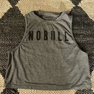 VEUC nobull small grey crop tank